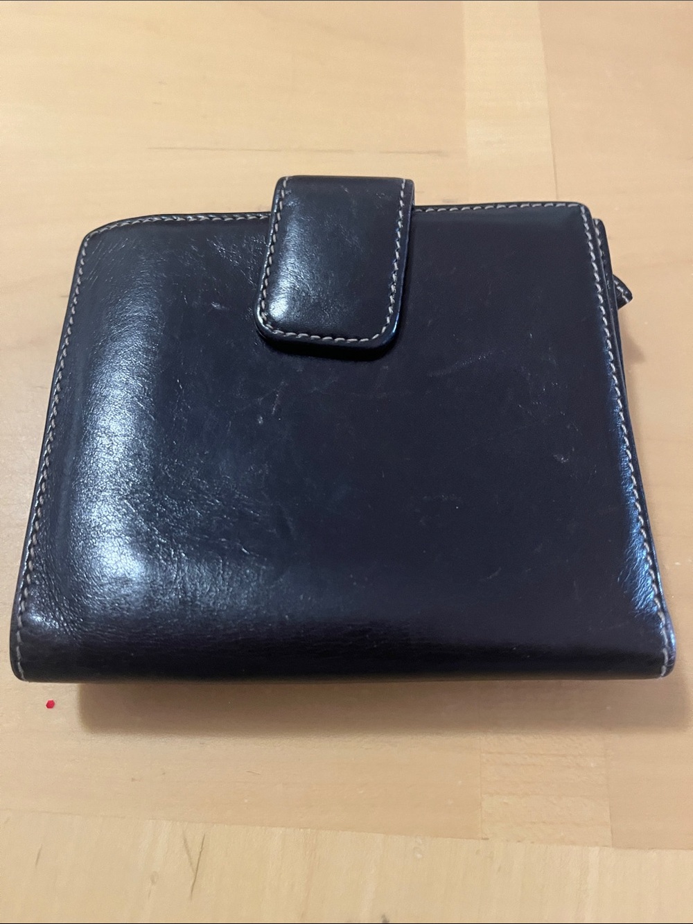 Gucci Black Leather Bifold Wallet with Red & Green Web and Gold GG - Picture 2 of 8